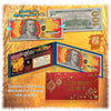 2016 Chinese New Year - YEAR OF THE MONKEY - Gold Hologram Legal Tender U.S. $100 BILL - $100 Lucky Money